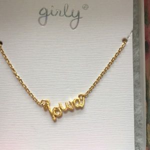 Brand new Iowa gold necklace